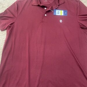 Men's Izod Sport Maroon Golf Polo Shirt